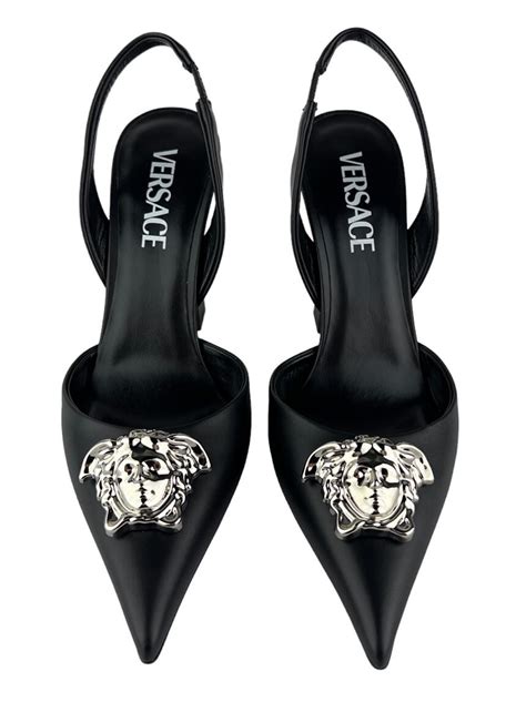 scarpin versace black medusa|Versace Medusa 95 sandals.